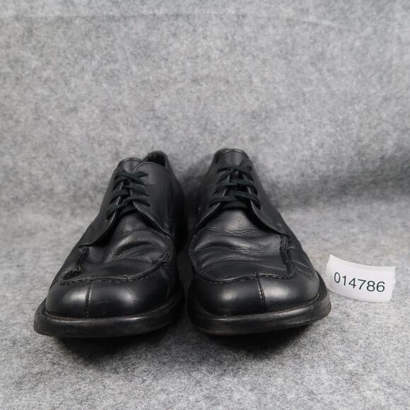Banana Republic Shoes Mens 9.5 Derby Oxford Black Leather Moc Toe Dress Formal main image 16